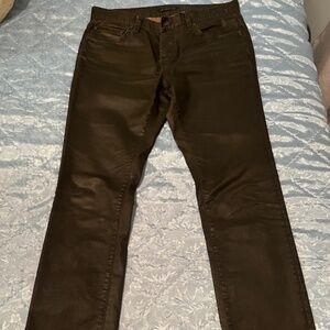 John Varvatos dark army green jeans